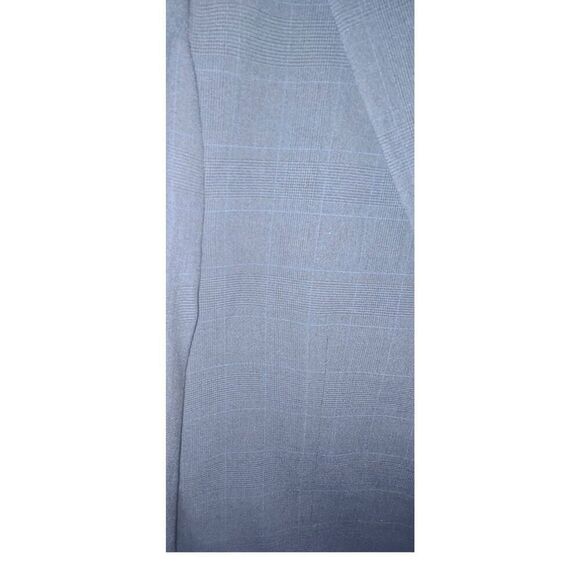 Zara Man Navy Glenn Plaid Wool 2pc Suit 40 Regular Jacket 32 Waist Pants - Picture 13 of 13